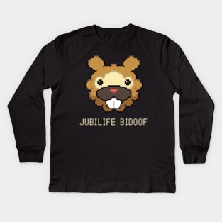 Jubilife Bidoof Kids Long Sleeve T-Shirt